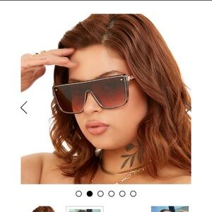 Topfoxx Tortoise Oversized Sunglasses
